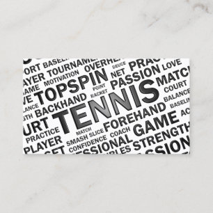 Tennislagledarevisitkort Visitkort