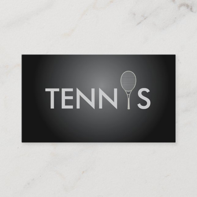 Tennislagledarevisitkort Visitkort (Framsida)