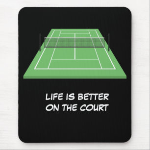 Tennislivet är bättre på domstolen musmatta