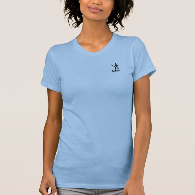Tennislogotyppersonlig T-shirt (Framsida)