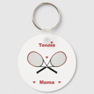 Tennismammahjärtor Nyckelring
