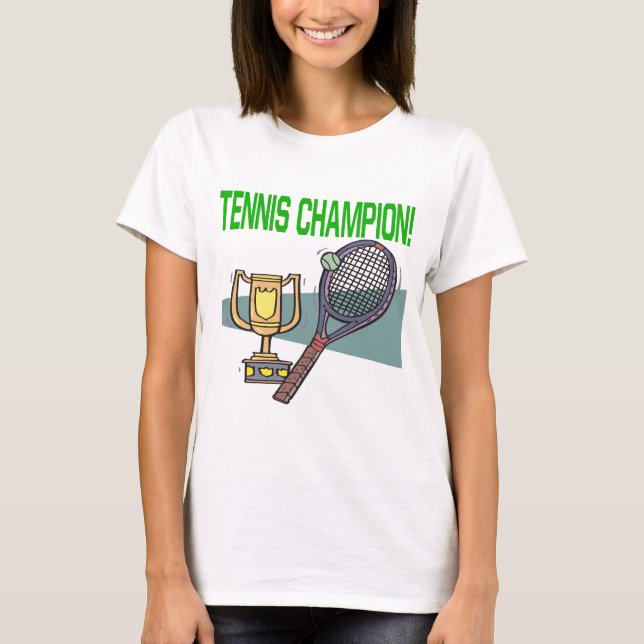 Tennismästare T-shirt (Framsida)
