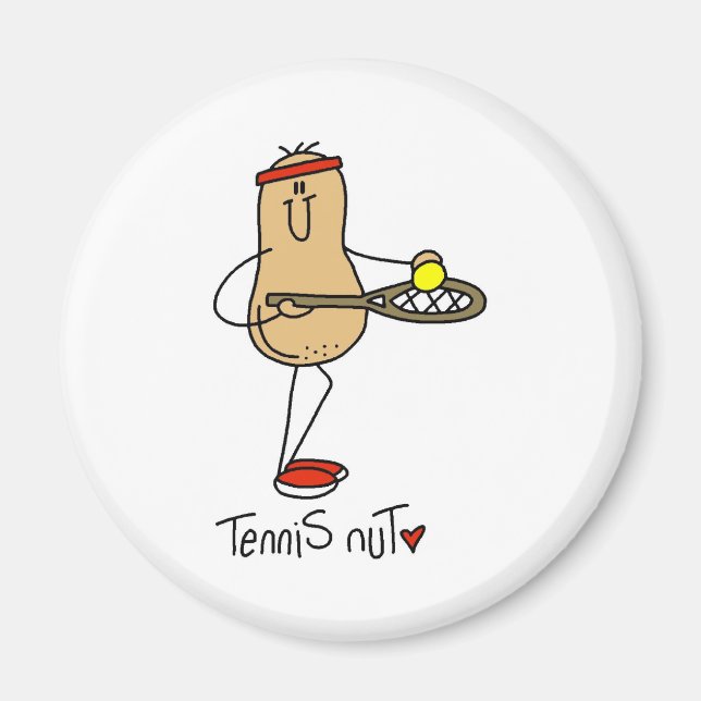 Tennisnöt Magnet (Framsidan)