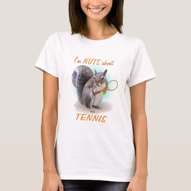 Tennisnöt Tee Shirt (Framsida)