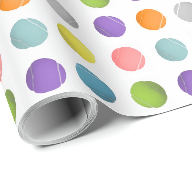 Tennispresent Presentpapper (Rullad Hörn)
