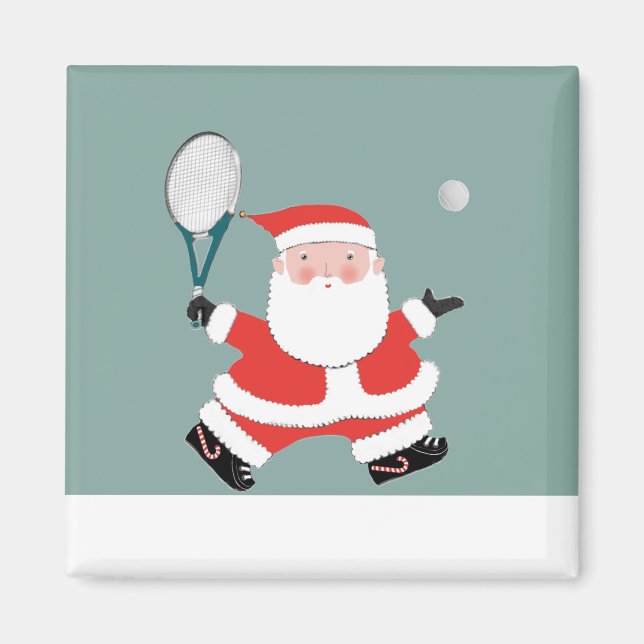Tennispresenter att fylla julstrumpor med magnet (Framsidan)