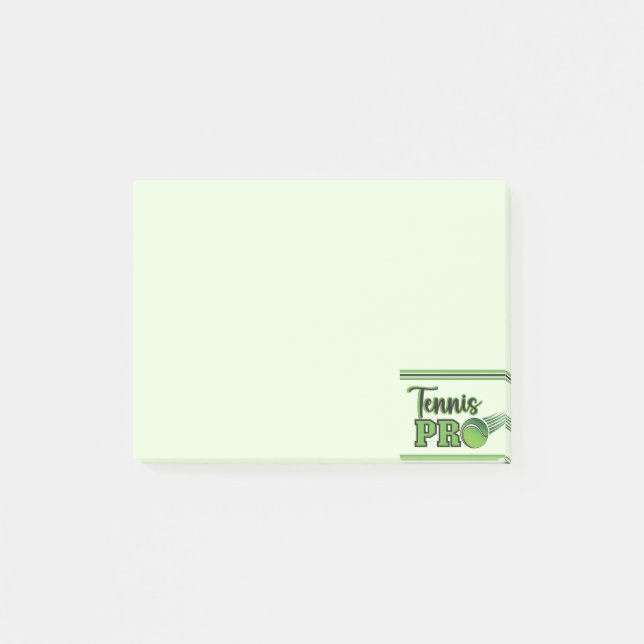 Tennisproffs Post-it Block (Framsida)