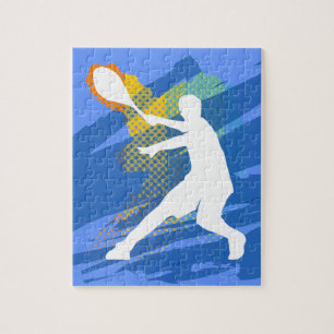 Tennispussel - barngåva till spelare och fläkt pussel