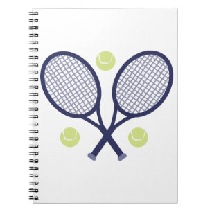 Tennisracket Anteckningsbok