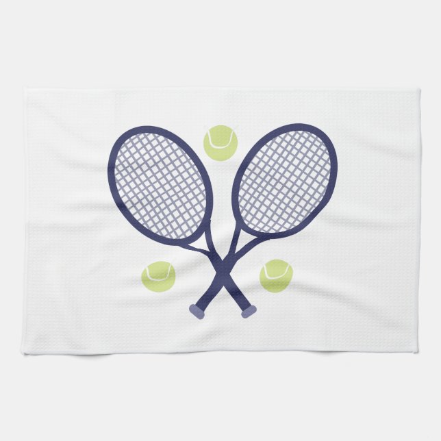 Tennisracket Kökshandduk (Horisontell)