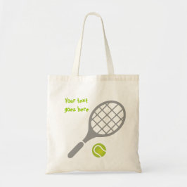 Tennisracket- och bollanpassningsbar tygkasse
