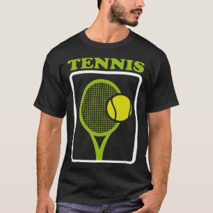 Tennisracket och tennisboll Tennis Tennisutrustnin T Shirt