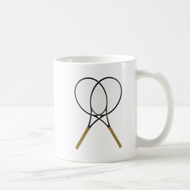 Tennisracket Sport Kaffemugg (Höger)