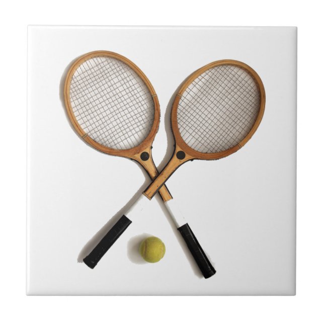 tennisracket, sportar, matcher, kakelplatta (Framsidan)