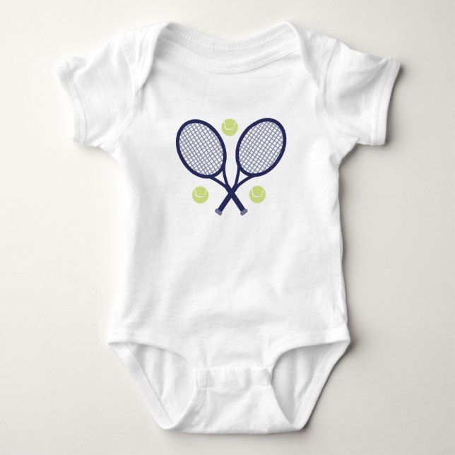 Tennisracket T Shirt (Framsida)