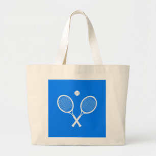 Tennisracketar med Boll Ultramarine Blue Hue Jumbo Tygkasse