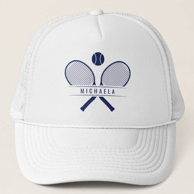 Tennisracketar & Namn Tennisspelare Keps (Framsida)