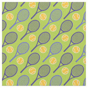 💚 🤩 🎾 tennisracketar på grönt (små pla tyg