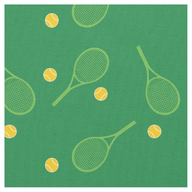Tennisracketar på gröntens bakgrund tyg (Närbild)