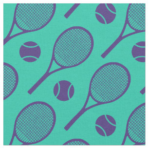 Tennisracketar på mynningens bakgrund tyg