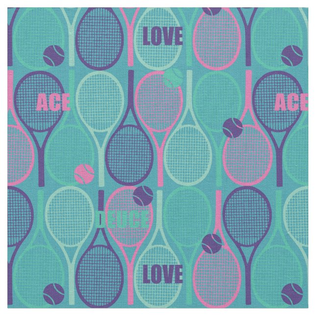 Tennisracketar på mynningens bakgrund tyg (Närbild)