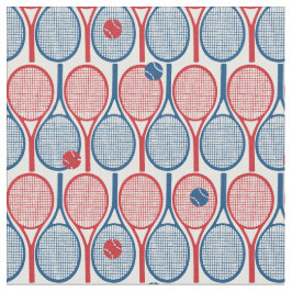 Tennisracketar på vit bakgrund tyg