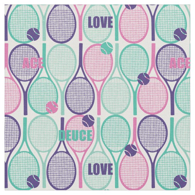 Tennisracketar på vit bakgrund tyg (Närbild)
