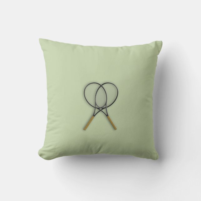 Tennisracketar Sportdesign Kudde (Framsida)