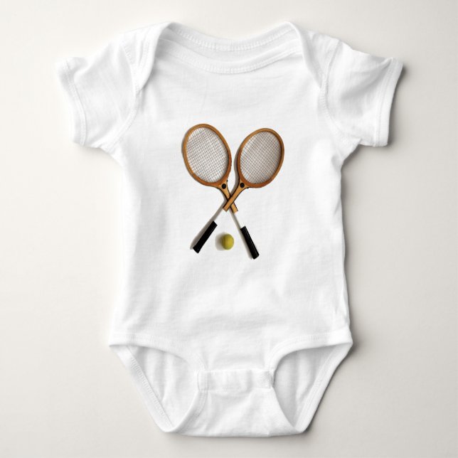 Tennisracketar , sporter , ballspel, tee shirt (Framsida)