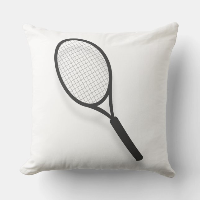 Tennisracketdekorativ kudde (Framsida)