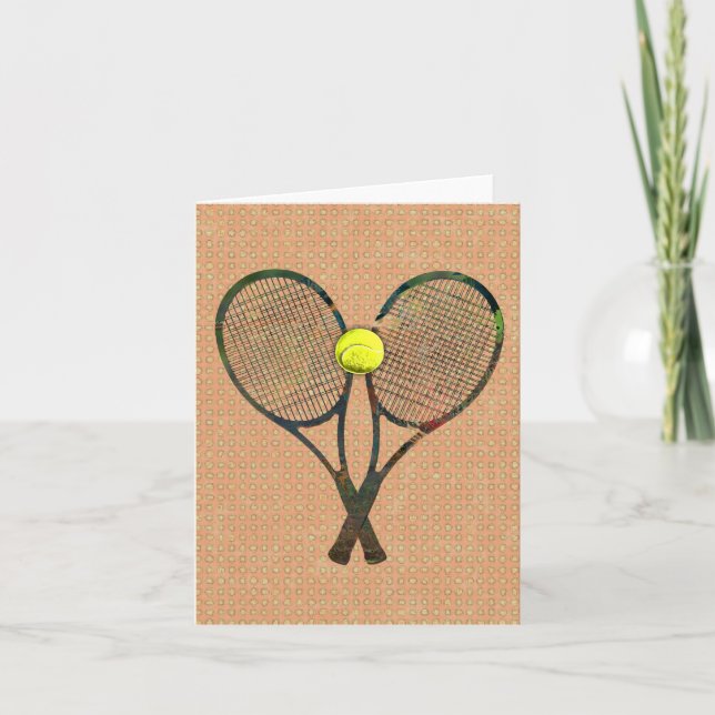 TENNISRACQUETS- & BOLLkort Kort (Framsida)