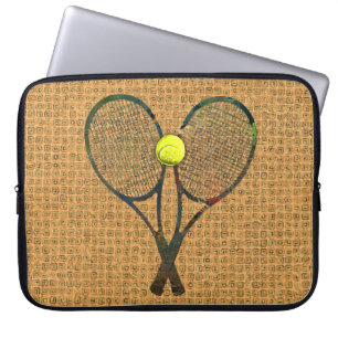 TENNISRACQUETS- & BOLLlaptop sleeve