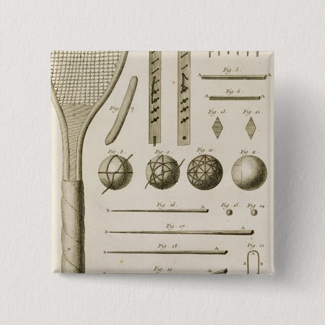 Tennisracquets- och Billiardstickrepliker, från Knapp (Framsida)