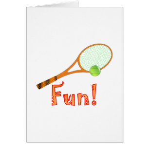 Tennisroligt Hälsningskort