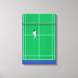 Tennisspelare Canvastryck