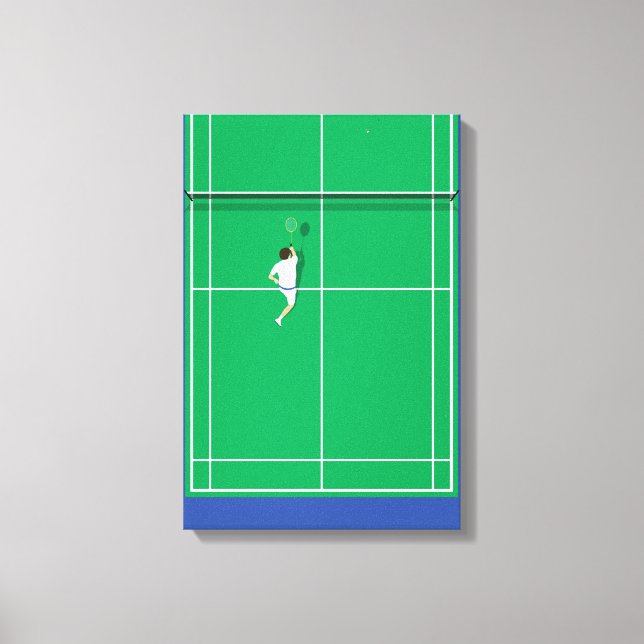 Tennisspelare Canvastryck (Framsida)