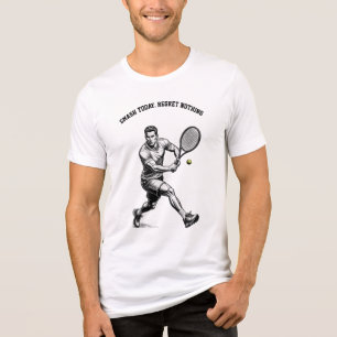 Tennisspelare Grafisk T-Shirt – Dynamisk Sport