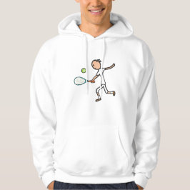 Tennisspelare Hoodie