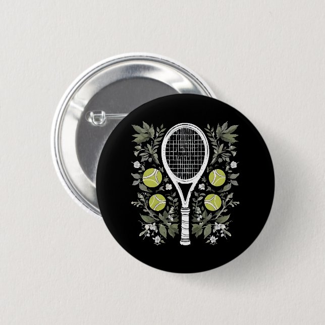 Tennisspelare Knapp (Framsida & baksida)