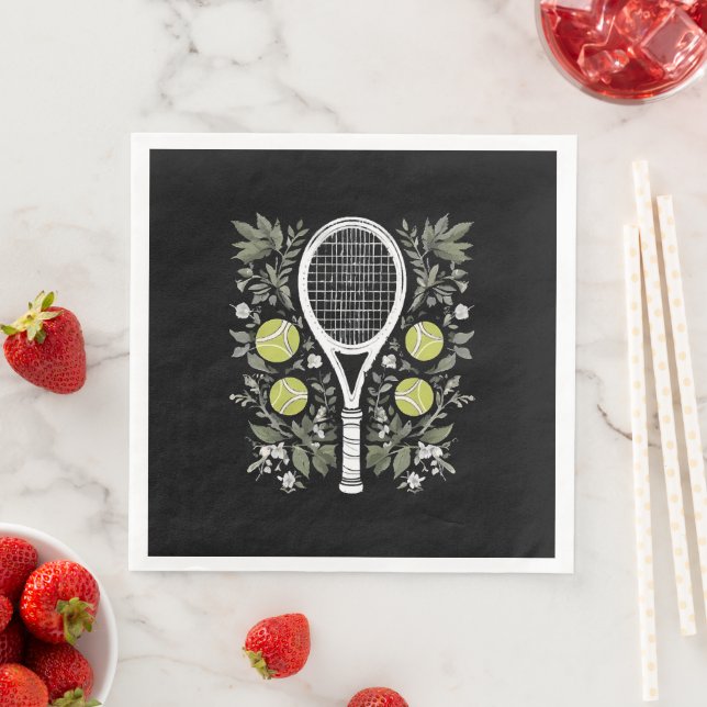 Tennisspelare Pappersservett (Insitu)