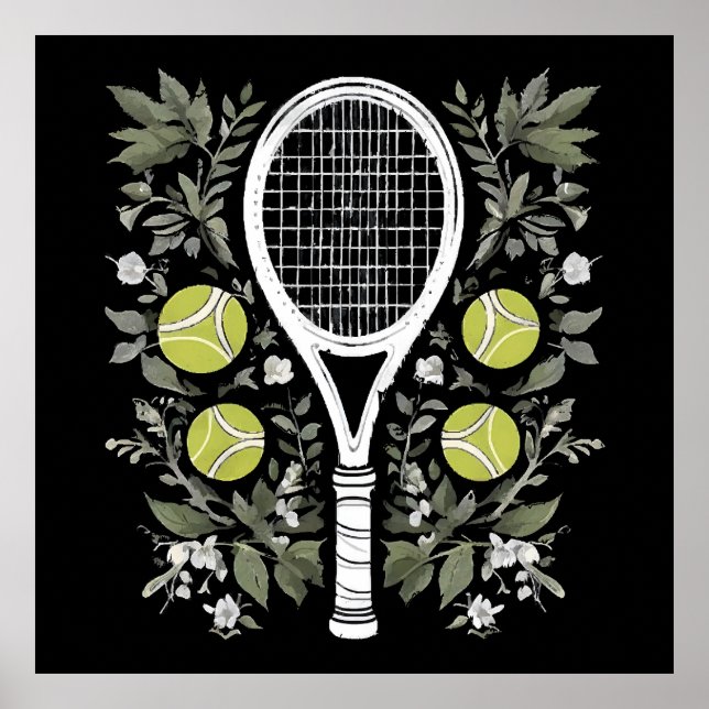 Tennisspelare Poster (Framsidan)