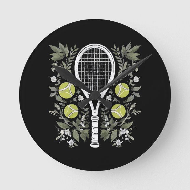 Tennisspelare Rund Klocka (Framsida)
