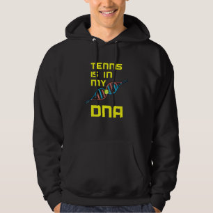 Tennisspelare Sport Tennis Mästare Det är Racket Hoodie