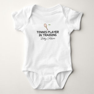 Tennisspelare under utbildning Anpassad Tennis T Shirt