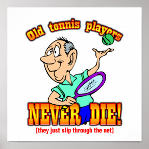 Tennisspelarear Poster