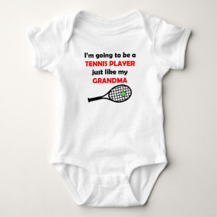 Tennisspelarenågot liknande min mormor tee shirt