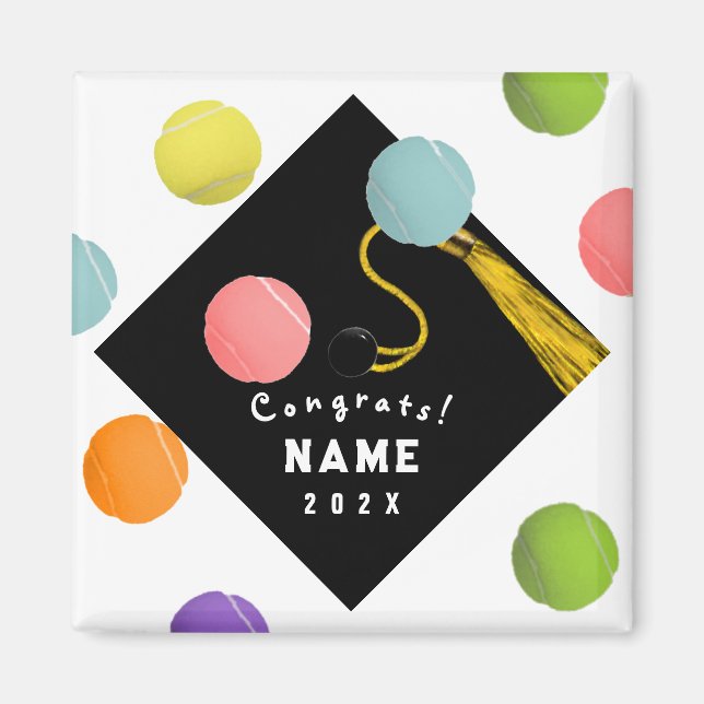 Tennisspelarexamen Magnet (Framsidan)