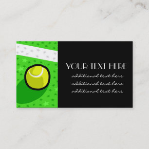 Tennisstjärna Visitkort