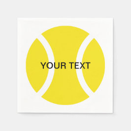 Tennistematblöjor för hem eller klubb pappersservett