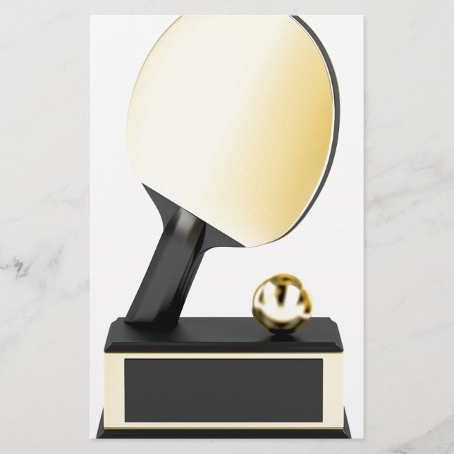 tennistrofi i guld bord (Framsida)